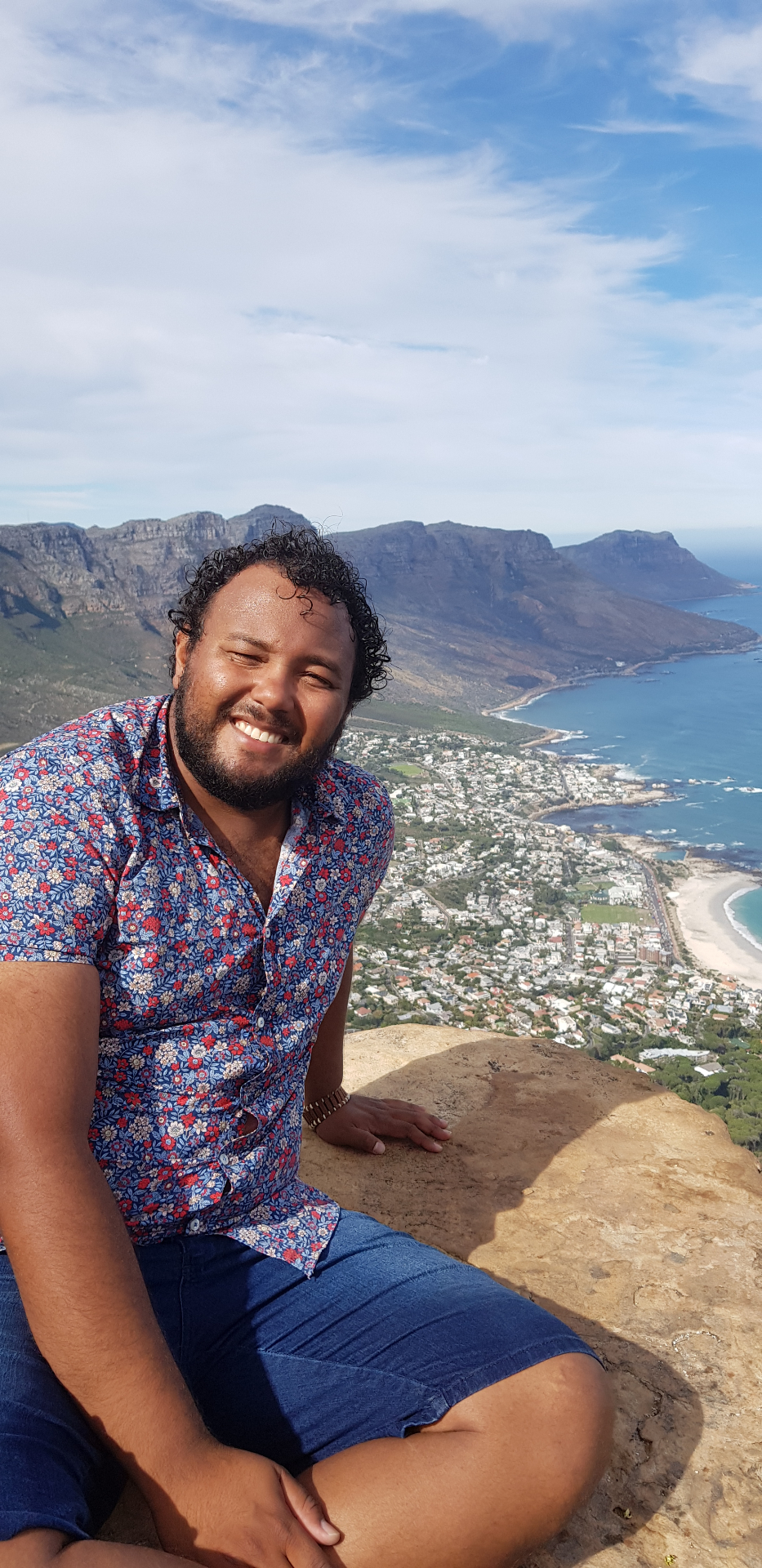 Marcelo em Cidade do Cabo, África do Sul